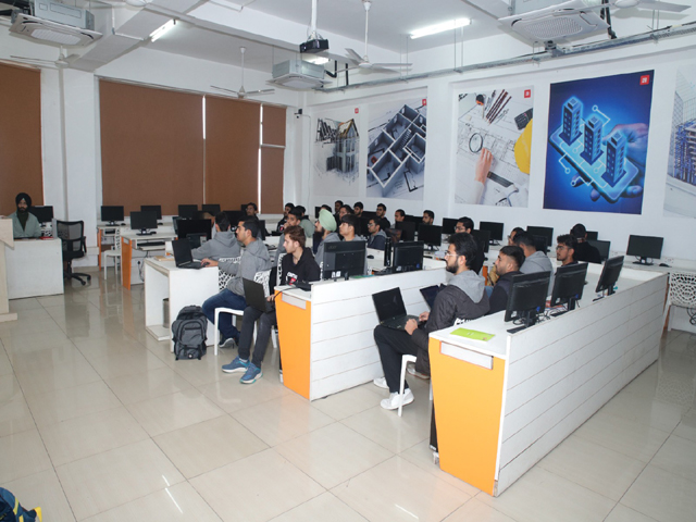 Structural engineering software in use